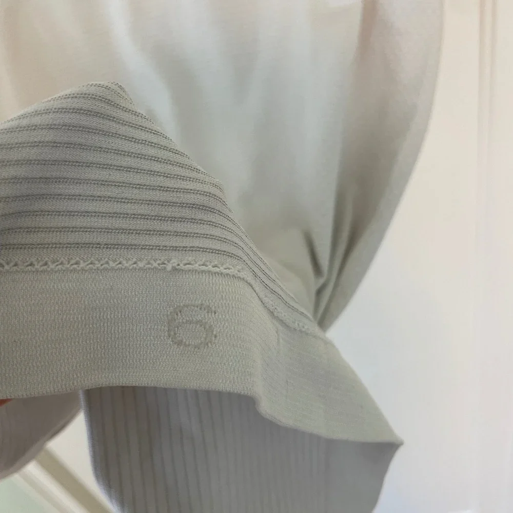 Lululemon‎ Swiftly Tech Short Sleeve White Athletic Top Size 6